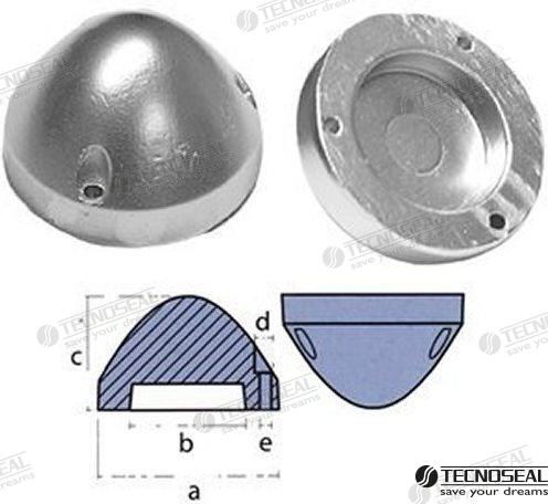 ANODE MAX PROP 39MM. | OEM  00487 | MAX POWER | TECNOSEAL