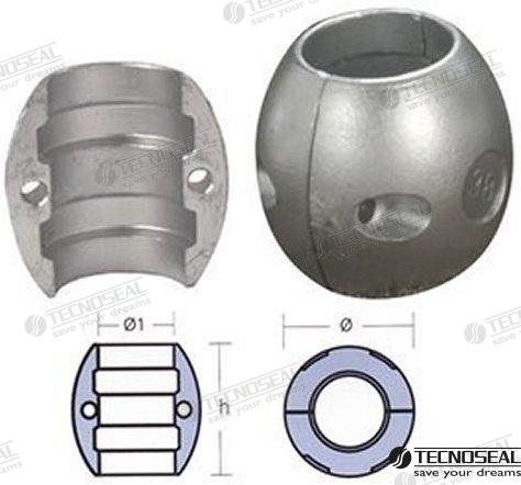 SHAFT ANODE19MM. | OEM  00500 | SHAFT | TECNOSEAL