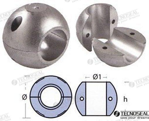 SHAFT ANODE SHORT 19MM. | OEM  00500L | SHAFT | TECNOSEAL