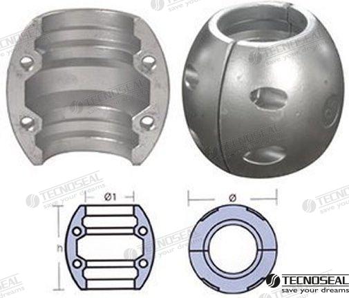 SHAFT ANODE  34MM. | OEM  00508 | SHAFT | TECNOSEAL