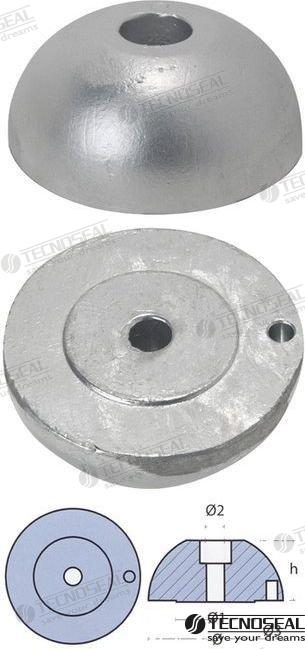 PROPELLER NUT J-PROP | OEM  01030 | ANODES | TECNOSEAL