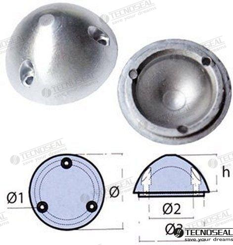 PROPELLER NUT VARIPROP 59 | OEM  01070 | ANODES | TECNOSEAL