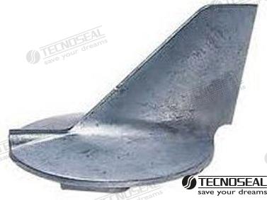 YAMAHA SKEG FOR YAMAHA V6 | OEM  01124 | ANODES | TECNOSEAL