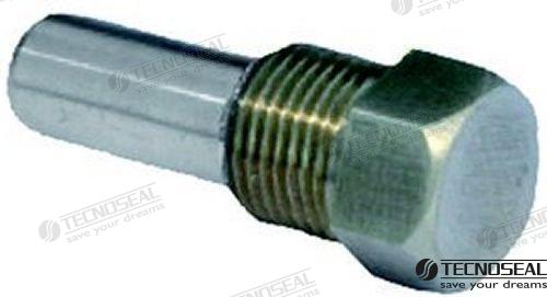 YAMAHA ENGINE ANODE YAMAHA WITH PLUG | OEM  01160T | ANODES | TECNOSEAL