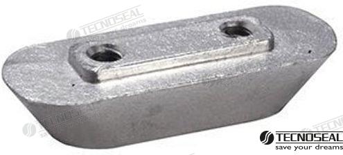 HONDA SMALL PLATE FOR 10/50 HP | OEM  01402 | ANODES | TECNOSEAL