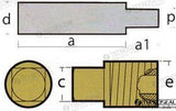 ANODE COOLING GM.C/TAP | OEM  02000T | ANODES | TECNOSEAL