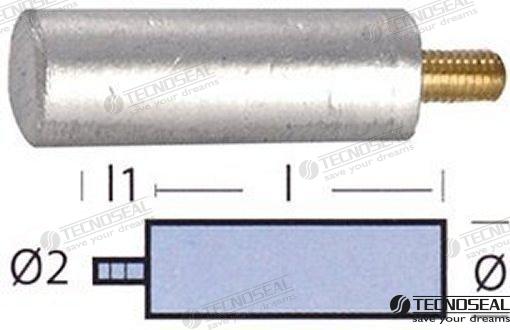 ANODE BUKH | OEM  02050 | ANODES | TECNOSEAL