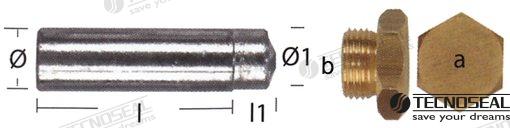 PENCIL FOR LOMBARDINI | OEM  02353T | ANODES | TECNOSEAL