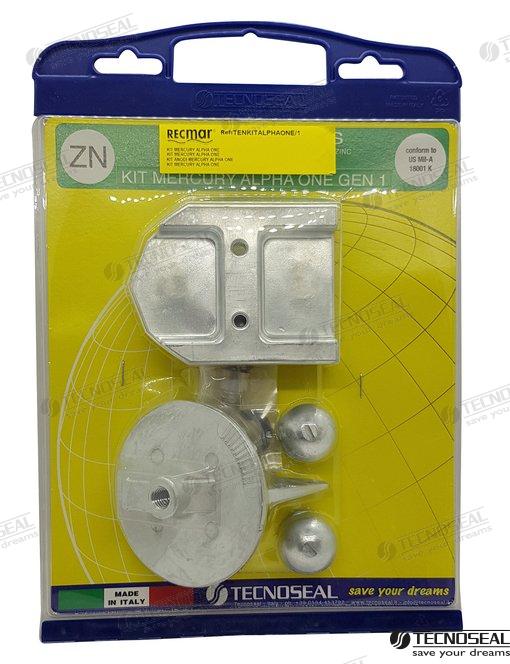 MERCURY KIT MERCURY ALPHA ONE | OEM  1 | ANODES | TECNOSEAL