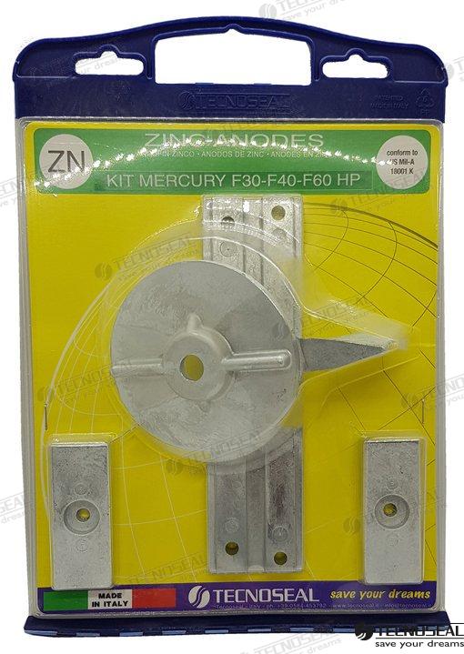 MERCURY F30-F40-F60 KIT | OEM  30-F40-F60 | ANODES | TECNOSEAL