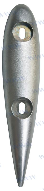 ANODE NACA 410X84X42 H.C.160 | OEM  04 | ANODES | TECNOSEAL