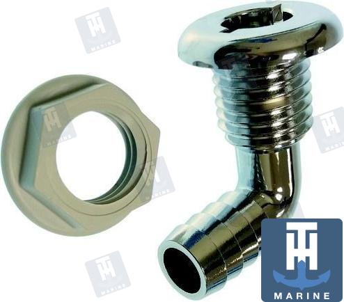 THRU HULL SCUPPER 90º FOR 19 MM. HOSE | OEM  7590CP | HULL |